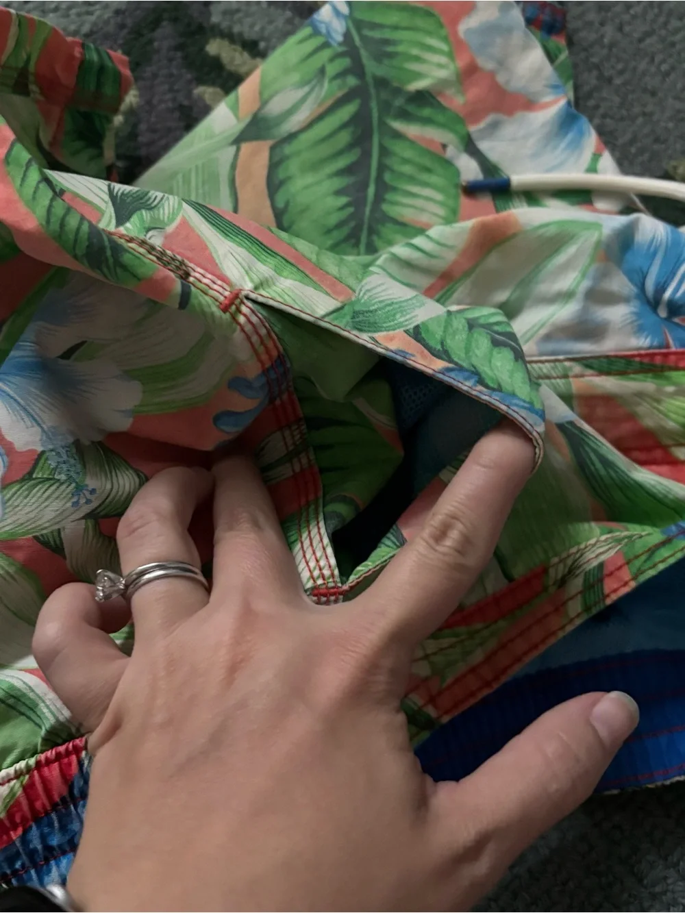 Tommy Bahama Coral Tropical Floral Swim Shorts